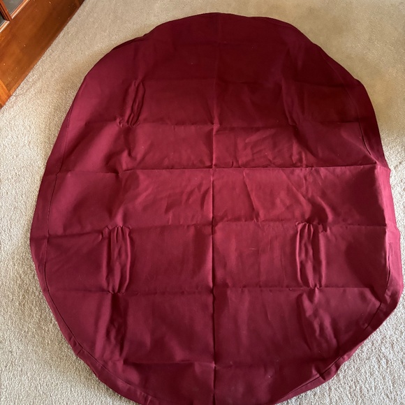 Handmade Oval Table Cover 45” x 63” - thick fabric for crafting or kids projects - Picture 2 of 10